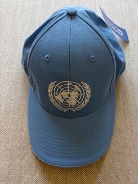 United Nations Light Blue Embroidered Logo Cap